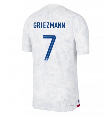 Francja Antoine Griezmann #7 Koszulka Wyjazdowych MŚ 2022 Krótki Rękaw